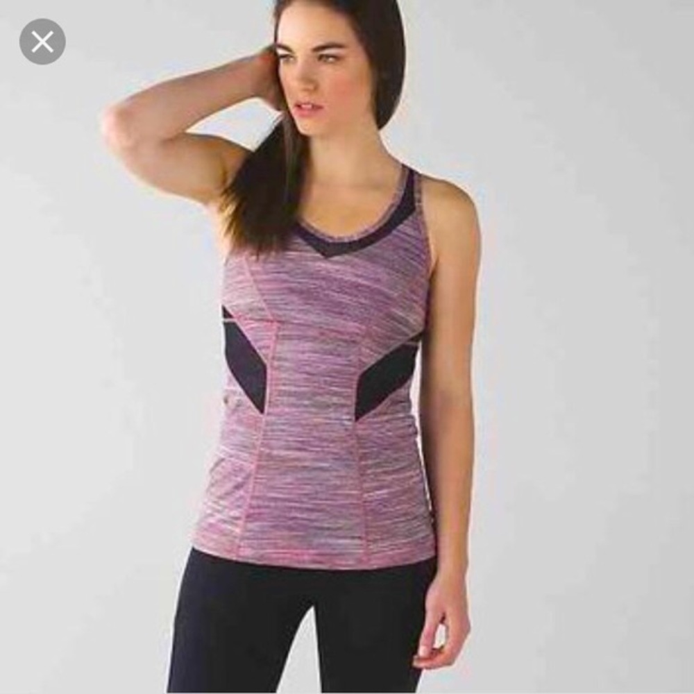 lululemon athletica Pink and Black Tank Top - Picture 3 of 10